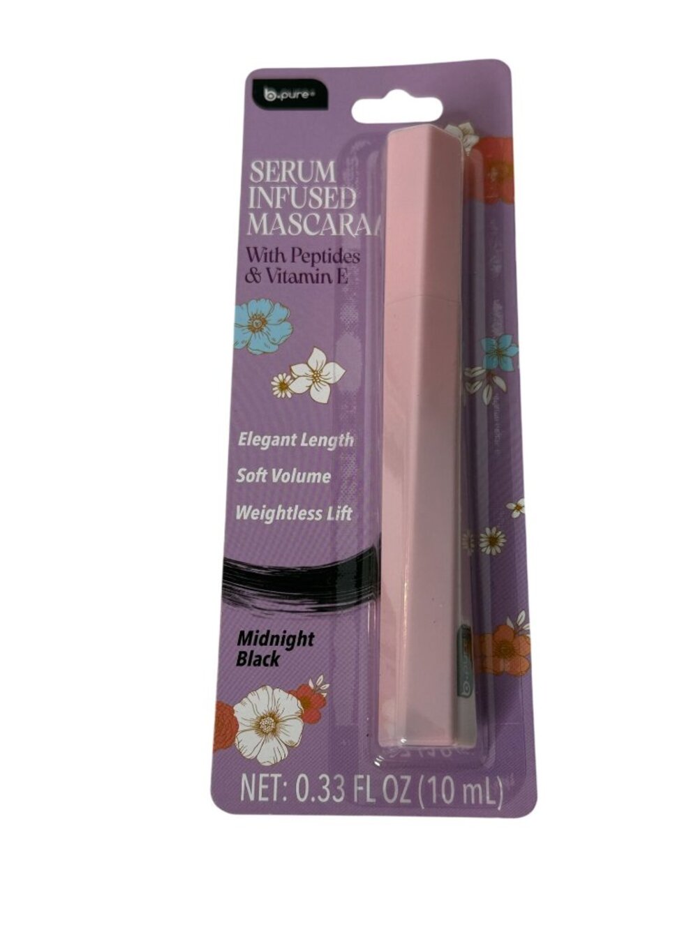 b.pure Serum Infused Mascara Midnight Black New